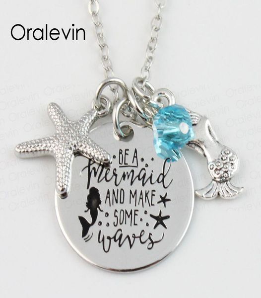 whole be a mermaid and make some waves engraved disc mermaid pendant charms necklace lover gift jewelry22mm 10pcslotln1096850947, Silver
whole be a mermaid and make some waves engraved disc mermaid pendant charms necklace lover gift jewelry22mm 10pcslotln1096850947, Silver