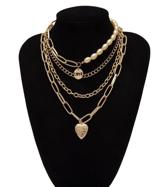 2020 punk multi layered pearl choker necklace collar statement heartshaped crystal pendant necklace women jewelry9284404, Silver
2020 punk multi layered pearl choker necklace collar statement heartshaped crystal pendant necklace women jewelry9284404, Silver