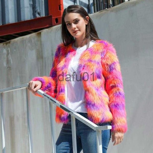 women's fur faux fur fashion contrast color faux fur coat 2019 autumn winter new high-grade 0 collar long-sleeved casual faux fur coat, Black
women's fur faux fur fashion contrast color faux fur coat 2019 autumn winter new high-grade 0 collar long-sleeved casual faux fur coat, Black