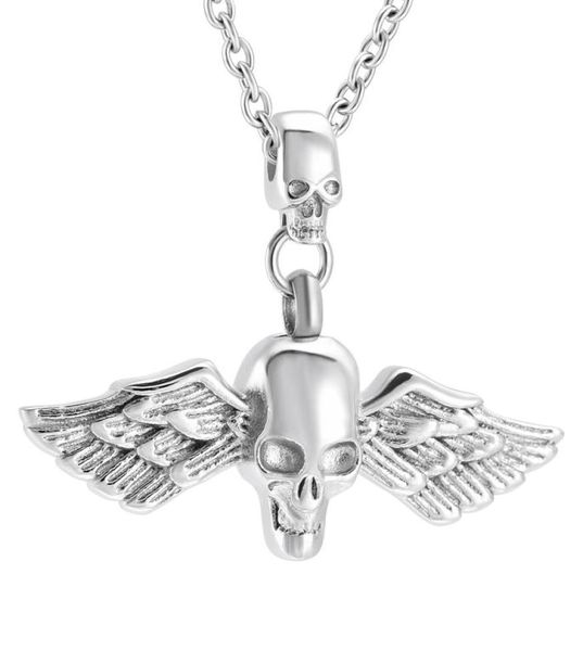 zzl130 eternal wing skull head design cool men necklace funeral urn ash holder cremation jewelry pendant for ashes2977531, Silver
zzl130 eternal wing skull head design cool men necklace funeral urn ash holder cremation jewelry pendant for ashes2977531, Silver