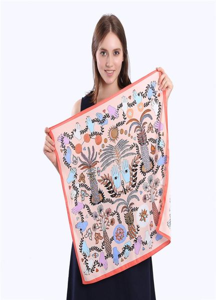 twill silk square scarf women silk spain scarves office female foulard neckerchief 60cm2211205, Blue;gray
twill silk square scarf women silk spain scarves office female foulard neckerchief 60cm2211205, Blue;gray