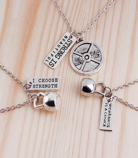 inspirational strong discipline me dumbbell necklace pendants women mens necklaces fitness sport jewelry will and sandy fashion6626107, Silver
inspirational strong discipline me dumbbell necklace pendants women mens necklaces fitness sport jewelry will and sandy fashion6626107, Silver