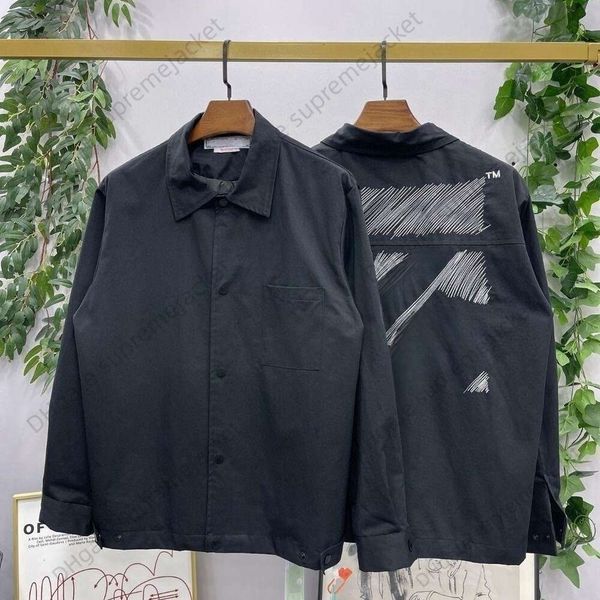 high version off brand white jacket autumn and winter new embroidered irregular pony line jacket fashion men's and women's loose c, Black;brown
high version off brand white jacket autumn and winter new embroidered irregular pony line jacket fashion men's and women's loose c, Black;brown
