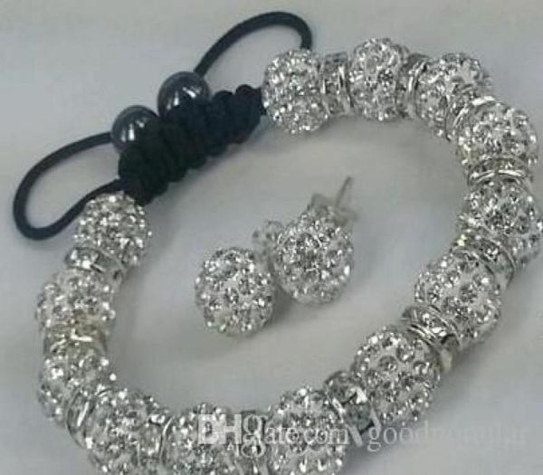 factory 10mm white two row clay disco ball beads bangles slae crystal crystal bracelet earring set women jewel61435793463619, Black
factory 10mm white two row clay disco ball beads bangles slae crystal crystal bracelet earring set women jewel61435793463619, Black