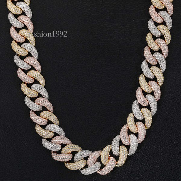 European And American Hip Hop Men 20Mm Hiphop Link Chain Moissanite Necklace Thick Cuban Chain Necklace
European And American Hip Hop Men 20Mm Hiphop Link Chain Moissanite Necklace Thick Cuban Chain Necklace
