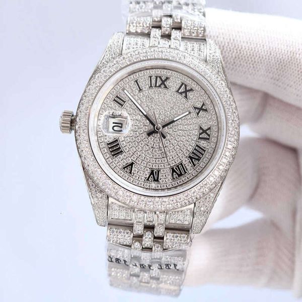 y5dg wristwatch classic diamond mens watch automatic mechanical watch 41mm with diamond-studded steel 904l for men life waterproof wristwa, Silver
y5dg wristwatch classic diamond mens watch automatic mechanical watch 41mm with diamond-studded steel 904l for men life waterproof wristwa, Silver