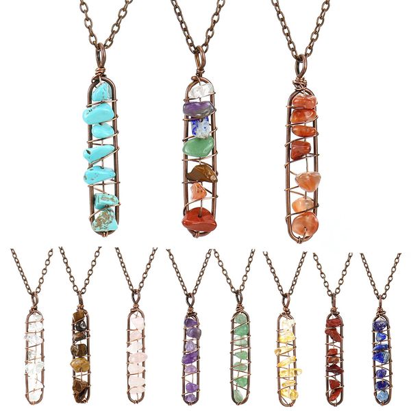 retro wire wrapped chip stone pendant quartz broken beads rectangle moon tree of life charms amethyst lapis healing crystal agates necklaces, Silver
retro wire wrapped chip stone pendant quartz broken beads rectangle moon tree of life charms amethyst lapis healing crystal agates necklaces, Silver