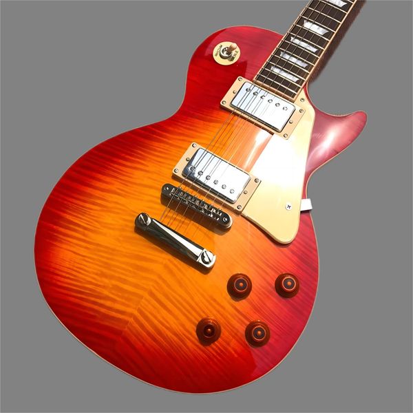 custom shop, flame maple standard electric guitar, one piece of body neck, tune-o-matic bridge, ing
custom shop, flame maple standard electric guitar, one piece of body neck, tune-o-matic bridge, ing