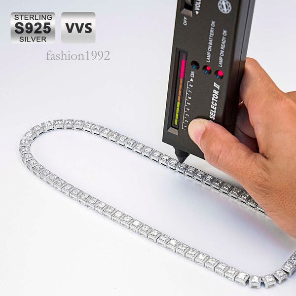 Krkc Custom High Quality 3Mm 2Mm 5Mm 4Mm Sier Vvs Moissanite Tennis Necklace Men Princess Cut Tennis Chain For Women
Krkc Custom High Quality 3Mm 2Mm 5Mm 4Mm Sier Vvs Moissanite Tennis Necklace Men Princess Cut Tennis Chain For Women