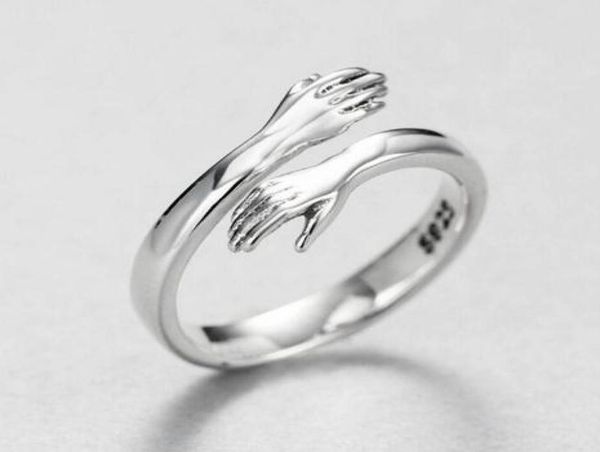 uinitail new 925 silver european and american jewelry love hug ring retro fashion tide flow open ring gn6014244502, Golden;silver
uinitail new 925 silver european and american jewelry love hug ring retro fashion tide flow open ring gn6014244502, Golden;silver