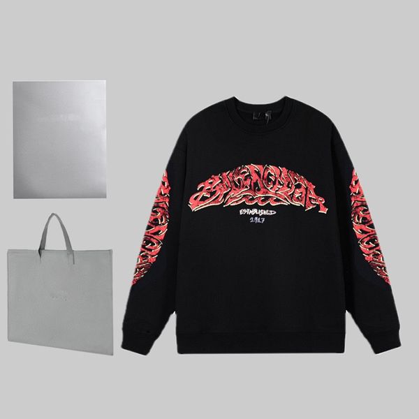 2023 homme hooded sweatshirts mens women designer hoodies mens clothing street print hoodies pullover winter balenciagaly sweatshirts europe, Black
2023 homme hooded sweatshirts mens women designer hoodies mens clothing street print hoodies pullover winter balenciagaly sweatshirts europe, Black