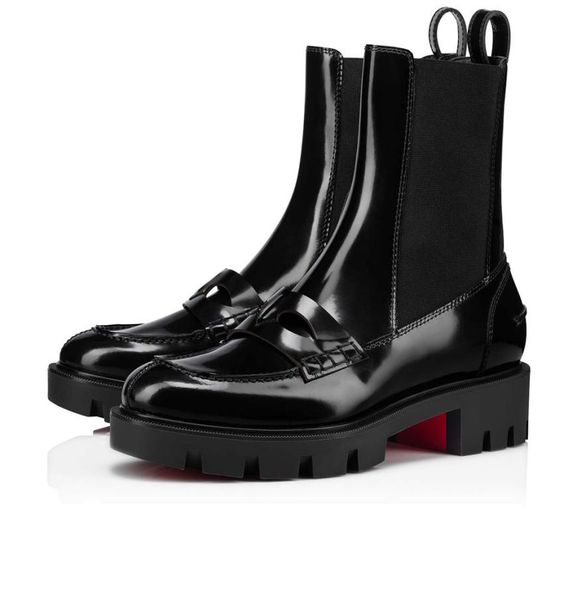 luxury fashion men women ankle boots montezu lug flat bootes patent leather designer thick-soled desert martin bootis wedding party short bo, Black
luxury fashion men women ankle boots montezu lug flat bootes patent leather designer thick-soled desert martin bootis wedding party short bo, Black