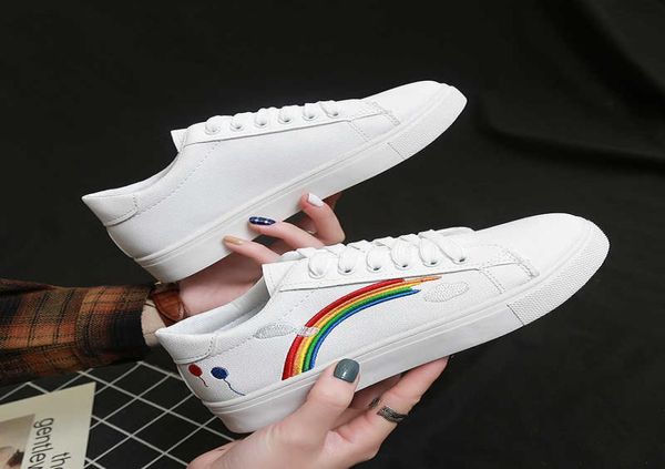 women039s white ladies shoes fashion rainbow embroidered flat shoes casual vulcanized shoes sneakers women autumn trainers 20212515736, Black
women039s white ladies shoes fashion rainbow embroidered flat shoes casual vulcanized shoes sneakers women autumn trainers 20212515736, Black