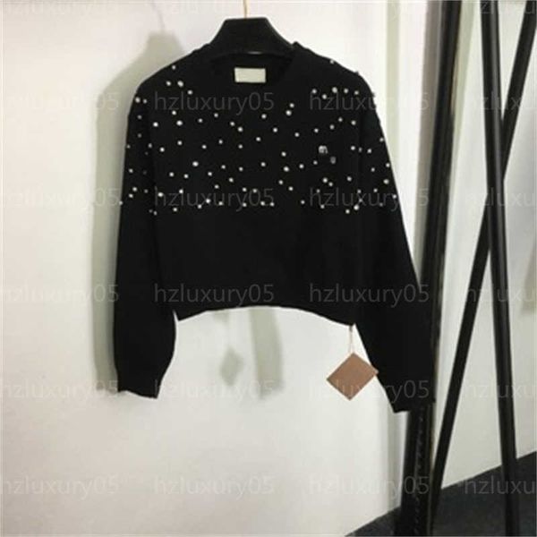 pull femme designer sweaters women knitwear embroidered letters diamond embellishments long sleeved loose fitting knit comfort and elegant s, White;black
pull femme designer sweaters women knitwear embroidered letters diamond embellishments long sleeved loose fitting knit comfort and elegant s, White;black