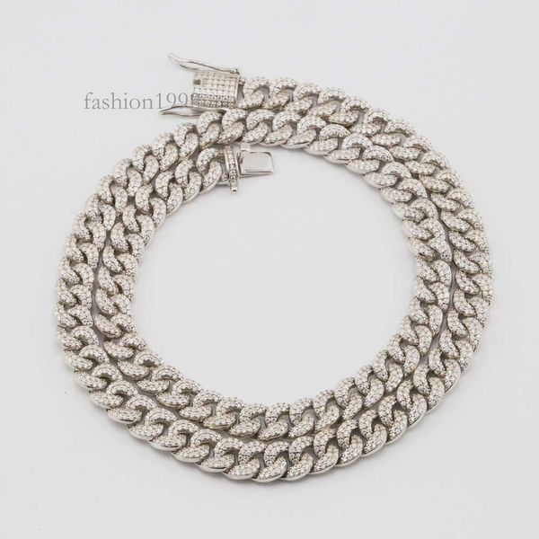 Factory Price Haute Couture 8Mm 14K White Gold Double Row Moissanite Diamond Cuban Necklace
Factory Price Haute Couture 8Mm 14K White Gold Double Row Moissanite Diamond Cuban Necklace