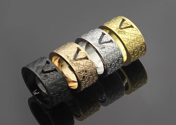european and american models selling hollow vshaped fourleaf flower plaid ring couple men and women titanium steel carved ring9011003, Golden;silver
european and american models selling hollow vshaped fourleaf flower plaid ring couple men and women titanium steel carved ring9011003, Golden;silver