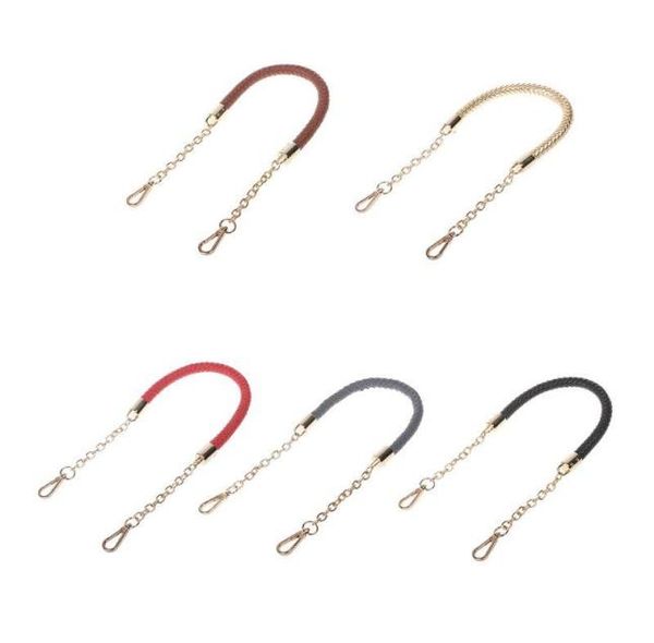 metal pu leather braided bag strap handbag holder handle bags chain replacements 28gd8689966, Black
metal pu leather braided bag strap handbag holder handle bags chain replacements 28gd8689966, Black