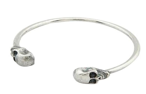 fashion punk double head skull bracelet retro bracelet skull and bones open cuff bangle fashion jewelry girls bijoux accessories1488656, White
fashion punk double head skull bracelet retro bracelet skull and bones open cuff bangle fashion jewelry girls bijoux accessories1488656, White