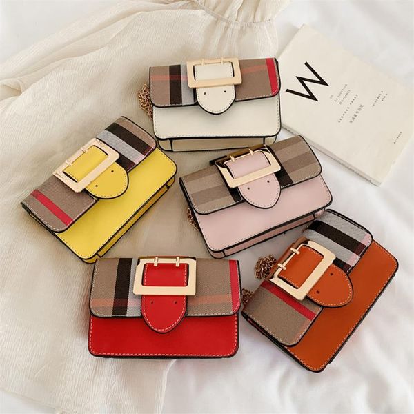 fashion luxurys designers bag girls plaid square buckle messenger bag children single shoulder princess bag kids lattice handbag 7299m, Black
fashion luxurys designers bag girls plaid square buckle messenger bag children single shoulder princess bag kids lattice handbag 7299m, Black