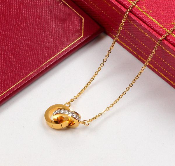 2021 dual circle pendant rose gold silver color necklace with stone for women vintage collar costume jewelry with original box set8392118
2021 dual circle pendant rose gold silver color necklace with stone for women vintage collar costume jewelry with original box set8392118