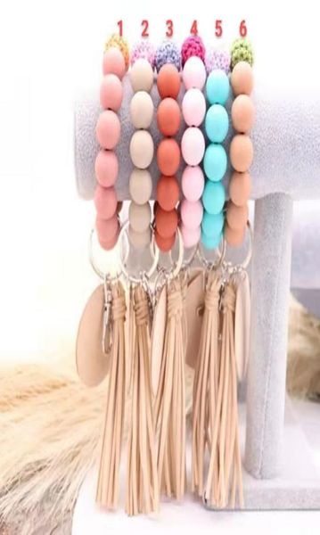 whole foreign trade food grade silicone beads bracelet keychain blank disc key ring female multicolor optional5691206, Silver
whole foreign trade food grade silicone beads bracelet keychain blank disc key ring female multicolor optional5691206, Silver
