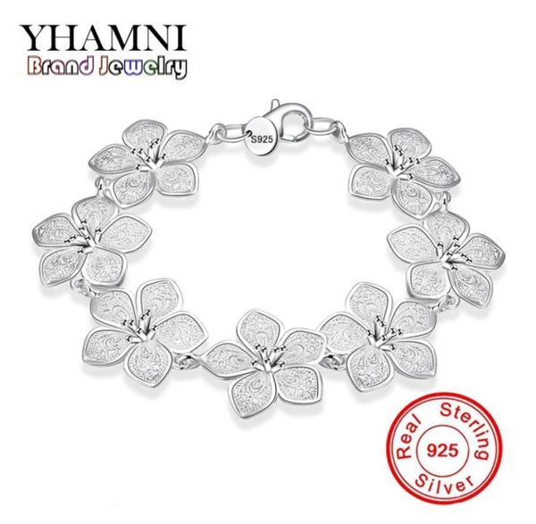 yhamni fashion original jewelry real 100 925 sterling silver jewelry bracelet women wedding gift whole h3179309309, Golden;silver
yhamni fashion original jewelry real 100 925 sterling silver jewelry bracelet women wedding gift whole h3179309309, Golden;silver