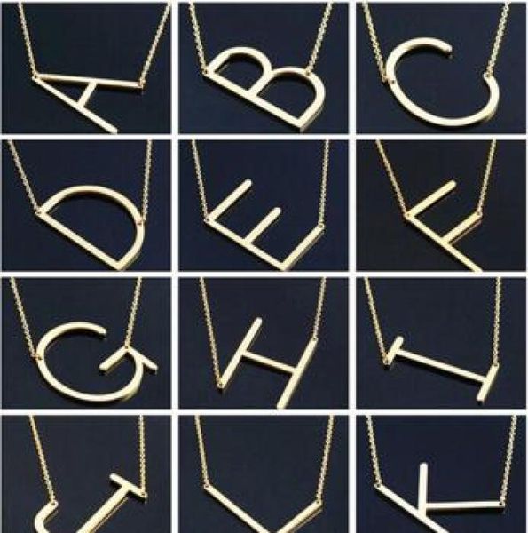 women fashion sideways personalized az letter name initial gold silver plated stainless steel necklace pendant for women gif9521571
women fashion sideways personalized az letter name initial gold silver plated stainless steel necklace pendant for women gif9521571