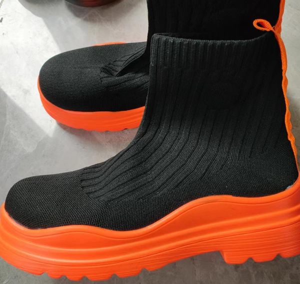 autumn and winter cross-border large size candy color high elastic yarn flying knitting in the thick soled women's boots women's b, Black
autumn and winter cross-border large size candy color high elastic yarn flying knitting in the thick soled women's boots women's b, Black