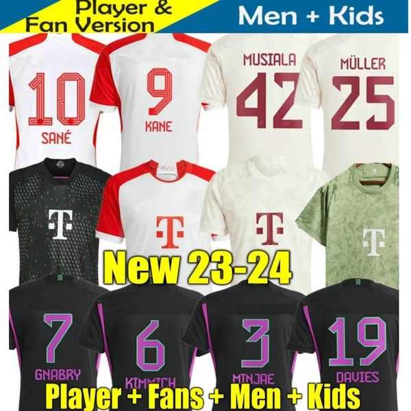 23 24 soccer jerseys 2023 2024 munich maillot de foot fc munchen football shirts home kids kit player version de ligt musiala kane sane mull, Black;yellow
23 24 soccer jerseys 2023 2024 munich maillot de foot fc munchen football shirts home kids kit player version de ligt musiala kane sane mull, Black;yellow