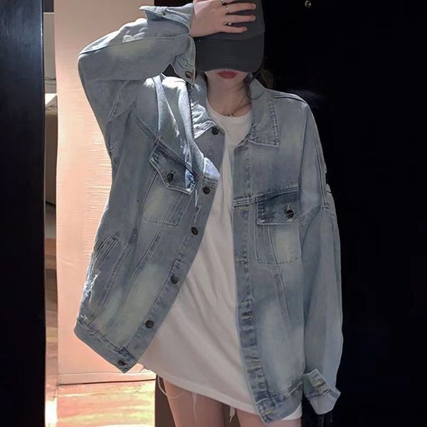 denim coat female 2023 new niche design sense loose bf wind spring and autumn long chic blouse ins tide, Black;brown
denim coat female 2023 new niche design sense loose bf wind spring and autumn long chic blouse ins tide, Black;brown
