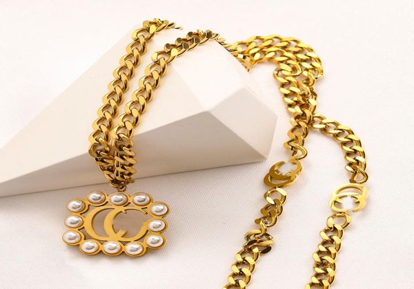 never fading 14k gold plated luxury brand designer pendants necklaces stainless steel double letter pearl choker pendant necklace 5686766, Silver
never fading 14k gold plated luxury brand designer pendants necklaces stainless steel double letter pearl choker pendant necklace 5686766, Silver