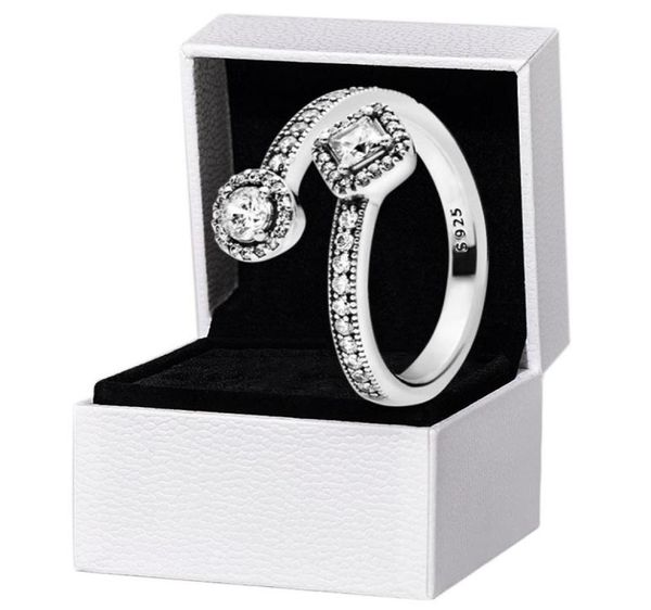 square and round cz diamond open ring sterling silver women wedding jewelry for girlfriend gift rings with original box1256543, Slivery;golden
square and round cz diamond open ring sterling silver women wedding jewelry for girlfriend gift rings with original box1256543, Slivery;golden