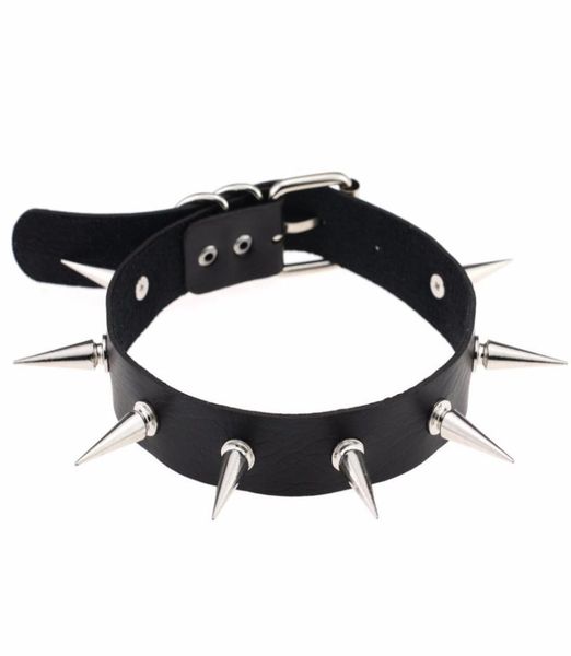 black spike choker belt collar women pu leather goth choker necklace for women party club chocker gothic jewelry8136516, Golden;silver
black spike choker belt collar women pu leather goth choker necklace for women party club chocker gothic jewelry8136516, Golden;silver