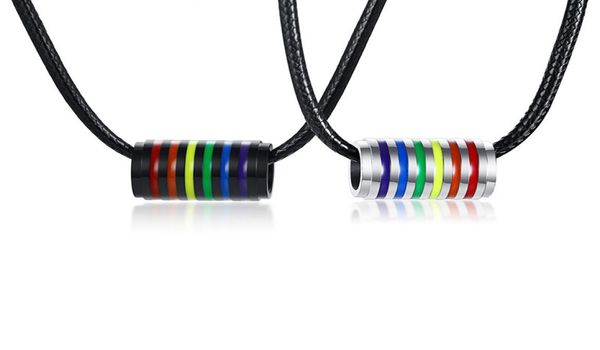 rainbow pendant necklace for women mens stainless steel cylindrical pendant necklace lgbtq accessories bisexual fashion jewelry7859442, Silver
rainbow pendant necklace for women mens stainless steel cylindrical pendant necklace lgbtq accessories bisexual fashion jewelry7859442, Silver