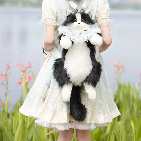 cosmetic bags cases pure handmade simulation plush cat backpack trendy and fashionable doll cat bags cat shopping bag suitable for birthday
cosmetic bags cases pure handmade simulation plush cat backpack trendy and fashionable doll cat bags cat shopping bag suitable for birthday