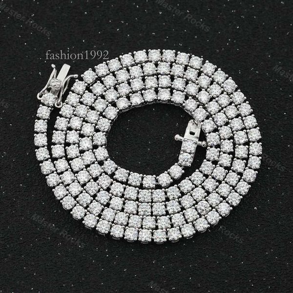 14k gold jewelry for men women vvs moissanite tennis chain 3mm cluster tennis chain necklace, Silver
14k gold jewelry for men women vvs moissanite tennis chain 3mm cluster tennis chain necklace, Silver