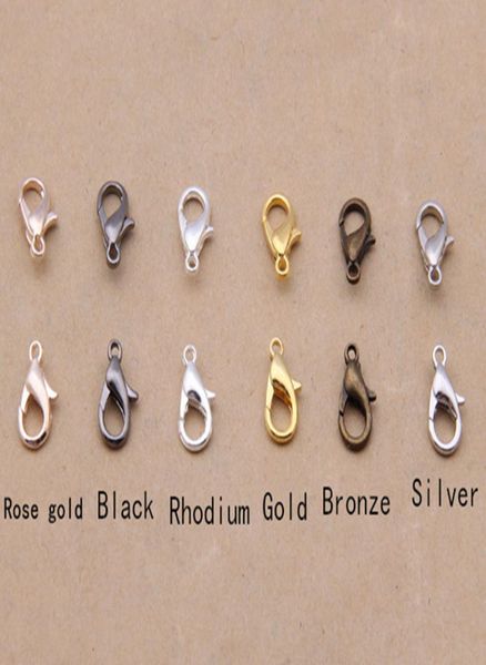 300pcs 18mm jewelry findings bronzegoldrose goldblackrhodiumsilver lobster clasp hooks for necklace chain5946901
300pcs 18mm jewelry findings bronzegoldrose goldblackrhodiumsilver lobster clasp hooks for necklace chain5946901