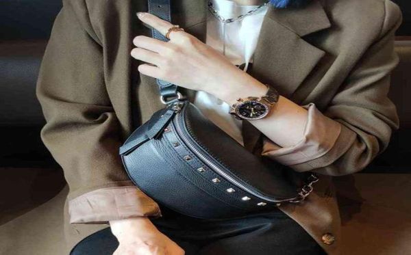 fashion rivet fanny pack shell waist bag brand belt women 100 genuine leather multifunction chest s 22053184023778279185
fashion rivet fanny pack shell waist bag brand belt women 100 genuine leather multifunction chest s 22053184023778279185