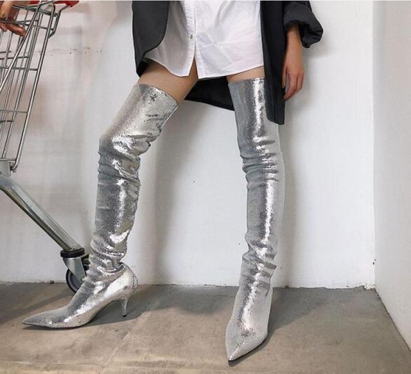 bling bling 2020ss high heeled fashion catwalk boots thigh high ladies dress boots prom wedding party fashion boots design pointed3626003, Black
bling bling 2020ss high heeled fashion catwalk boots thigh high ladies dress boots prom wedding party fashion boots design pointed3626003, Black