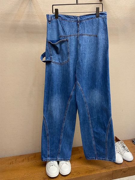 men s jeans fashion vintage famous brand loose original irregular cut pocket design luxury denim pants 230906, Blue
men s jeans fashion vintage famous brand loose original irregular cut pocket design luxury denim pants 230906, Blue