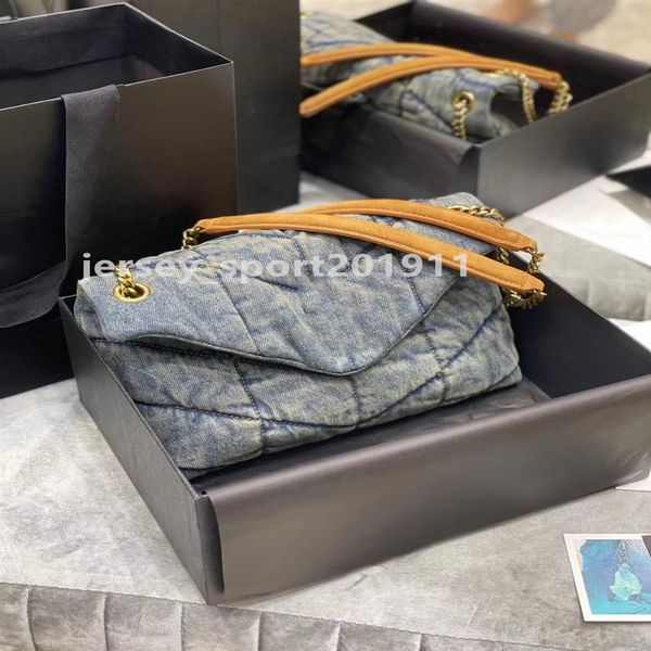 2023 loulou puffer denim jeans 577476 shoulder bag women tote handbag purse frosted cowhide cowboy crossbody bags detchable strap 247g
2023 loulou puffer denim jeans 577476 shoulder bag women tote handbag purse frosted cowhide cowboy crossbody bags detchable strap 247g