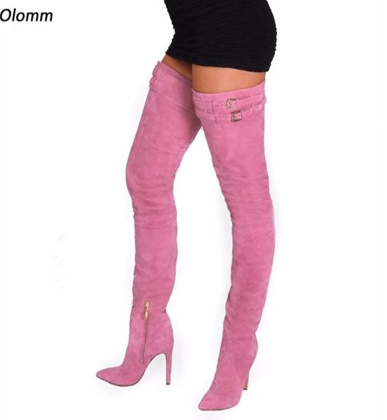 rontic handmade women thigh boots side zipper stiletto heels pointed toe gorgeous 11 colors party shoes women plus us size 5156435919, Black
rontic handmade women thigh boots side zipper stiletto heels pointed toe gorgeous 11 colors party shoes women plus us size 5156435919, Black