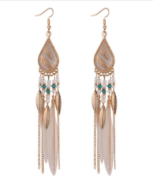 bohemia feather earring for women fashion jewelry beads tassel dangle long earrings dream catcher drop earrings3215822, Silver
bohemia feather earring for women fashion jewelry beads tassel dangle long earrings dream catcher drop earrings3215822, Silver