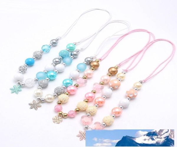 charming snowflake pendant girls necklace bluepink chunky beaded necklace baby pearl bubblegum jewelry rope chain4341400, Silver
charming snowflake pendant girls necklace bluepink chunky beaded necklace baby pearl bubblegum jewelry rope chain4341400, Silver