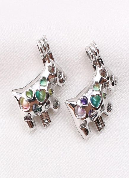10pcs cute animal cow love heart oyster pearl cage jewelry perfume essential oil diffuser cage lockets pendant necklace charms1522494, Silver
10pcs cute animal cow love heart oyster pearl cage jewelry perfume essential oil diffuser cage lockets pendant necklace charms1522494, Silver