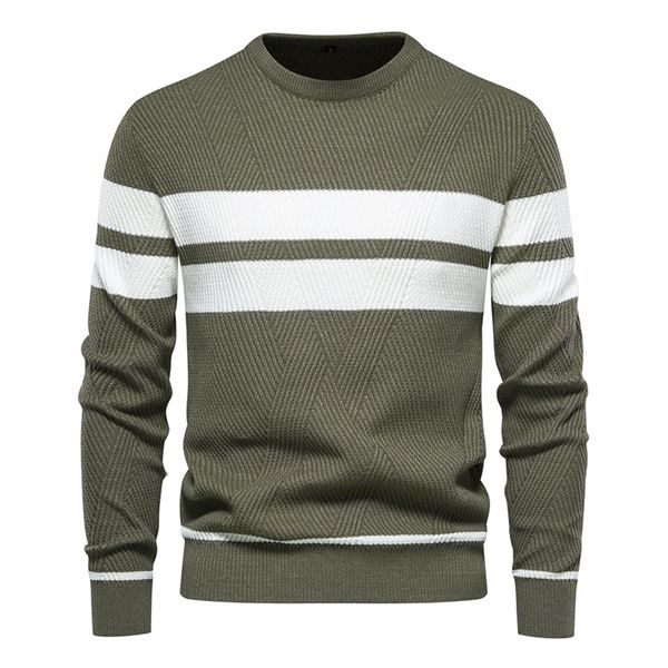 men s sweaters autumn pullover sweater o neck patchwork long sleeve warm slim men casual fashion clothing 230906, White;black
men s sweaters autumn pullover sweater o neck patchwork long sleeve warm slim men casual fashion clothing 230906, White;black