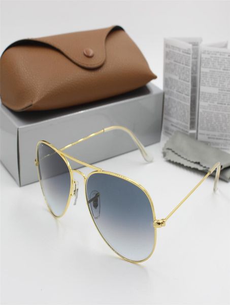 2022 selling eye protection pilot sunglasses fashion gold frame black 58mm glass lens uv400 protection brown box7871523, White;black
2022 selling eye protection pilot sunglasses fashion gold frame black 58mm glass lens uv400 protection brown box7871523, White;black