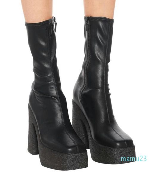 platform elastic sock boots stretch high heel women ankle boots brand designed heel short boots chunky heel shoes party booties j17805125, Black
platform elastic sock boots stretch high heel women ankle boots brand designed heel short boots chunky heel shoes party booties j17805125, Black