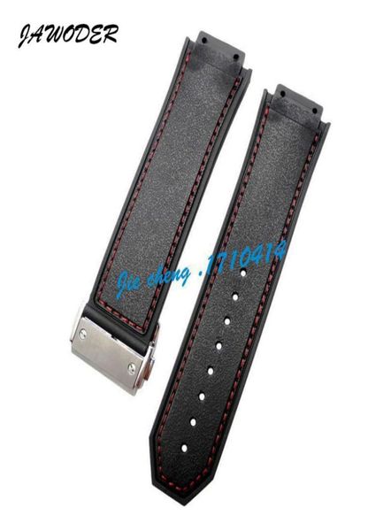 jawoder watchband men 26mm x 18mm red stitched black silicone rubber watch band strap deployment buckle for hub big b3426801, Black;brown
jawoder watchband men 26mm x 18mm red stitched black silicone rubber watch band strap deployment buckle for hub big b3426801, Black;brown