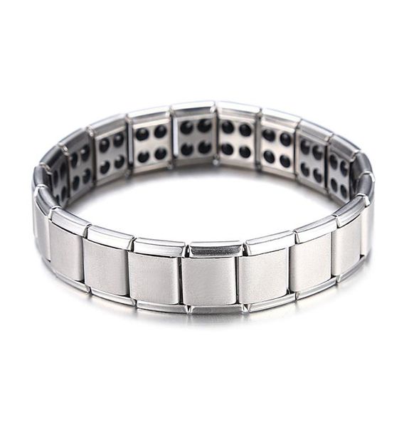 energy magnetic health bracelet for women men health style plated silver stainless steel bracelets gifts fashion jewelry whole9467279, Black
energy magnetic health bracelet for women men health style plated silver stainless steel bracelets gifts fashion jewelry whole9467279, Black